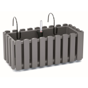 Truhlík s kov. držákem BOARDEE FENCYCASE W  38 cm - barva: šedý kámen