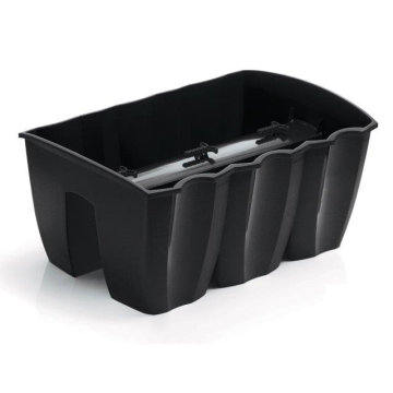 Truhlík na zábradlí CROWN 39,3 cm - barva: antracit