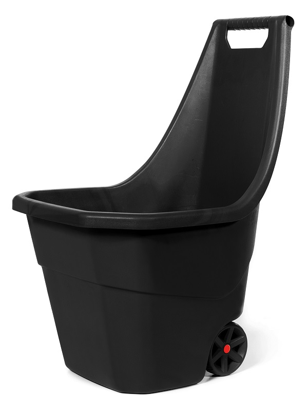 Vozík záhradný LOAD & GO 55 l - farba: čierna
