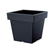 Květináč LOFLY LOW 28, 9 cm - barva: antracit