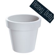 Květináč LEXO ROUND 100 cm - barva: bílá