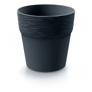 Květináč FURU 12 cm - barva: antracit