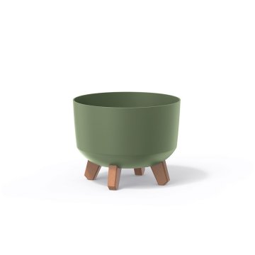 Květináč GRACIA STANDARD 20 cm - barva: zemitě zelená