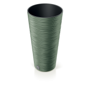 Květináč FURU SLIM 30 cm - barva: zemitě zelená