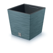 Květináč FURU SQUARE LOW 30 cm - barva: skandinávská modrá