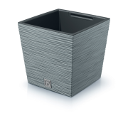 Květináč FURU SQUARE LOW 24 cm - barva: beton