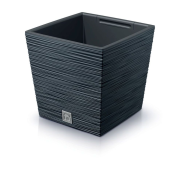 Květináč FURU SQUARE LOW 24 cm - barva: antracit