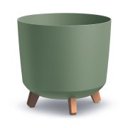 Květináč GRACIA TUBUS 29,8 cm - barva: zemitě zelená