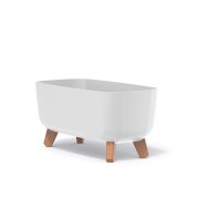 Květináč GRACIA CASE 39 cm - barva: bílá