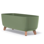 Květináč GRACIA CASE 58 cm - barva: zemitě zelená