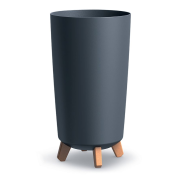 Květináč GRACIA TUBUS SLIM 23,9 cm - barva: antracit