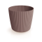 Kvetináč Prosperplast MILLY ROUND marsala 23,6 cm