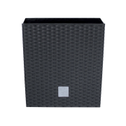 Květináč RATO LOW s vkladem 17 cm -  antracit