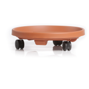 Miska s kolečky RONDO 30,5 cm - barva: terakota