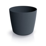 Květináč MILLY ROUND 39 cm - barva: antracit