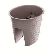 Květináč na zábradlí RATOLLA OVAL 29,8 cm - barva: mocca
