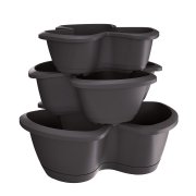 Květináč na bylinky RESPANA TRIO 47 cm - barva: antracit