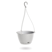 Květináč závěsný RATOLLA ROUND W 21,5 cm - barva: bílá
