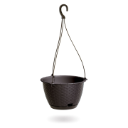 Květináč závěsný RATOLLA ROUND W 21,5 cm - barva: umbra
