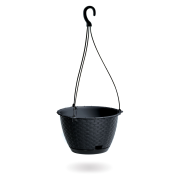 Květináč závěsný RATOLLA ROUND W 21,5 cm - barva: antracit