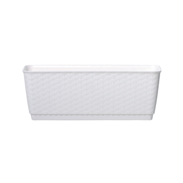 Truhlík s miskou RATOLLA P 49,2 cm - barva: bílá