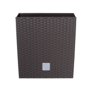 Květináč RATO LOW s vkladem 22,3 cm - barva: umbra