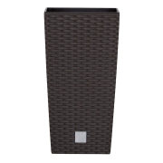 Květináč RATO SQUARE s vkladem 32,5 cm - barva: umbra