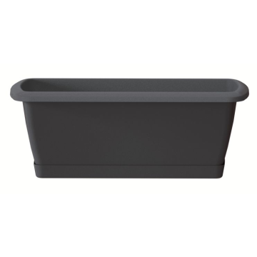 Truhlík s miskou RESPANA SET 39,2 cm - barva: antracit