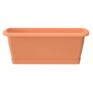 Truhlík s miskou RESPANA SET 78,6 cm - barva: terakota