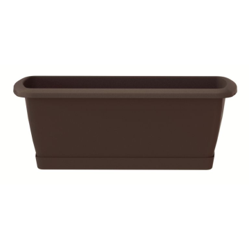 Truhlík s miskou RESPANA SET 49 cm - barva: hnědá