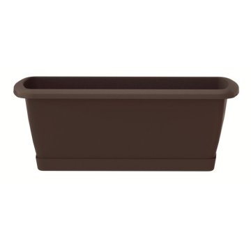 Truhlík s miskou RESPANA SET 78,6 cm - barva: hnědá