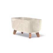 Květináč GRACIA CASE BETON EFFECT 39 cm - barva: písková
