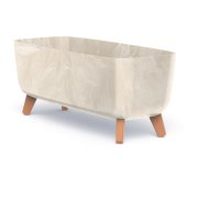 Květináč GRACIA CASE BETON EFFECT 58 cm - barva: písková