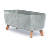 Květináč GRACIA CASE BETON EFFECT 58 cm - barva: šedá