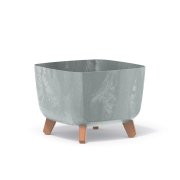 Květináč GRACIA SQUARE BETON EFFECT 29 cm - barva: šedá