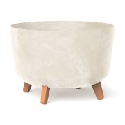 Květináč GRACIA BETON EFFECT 33,9 cm - barva: písková