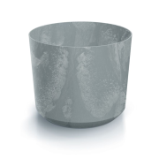 Květináč TUBO BETON EFFECT 29,2 cm - barva: šedá