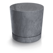 Květináč TUBO P BETON EFFECT 33,8 cm - barva: marengo