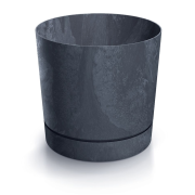 Květináč TUBO P BETON EFFECT 19,9 cm - barva: antracit