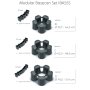 Podstavec pod sud MODULAR BASECAN SET - barva: antracit