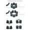 Podstavec pod sud MODULAR BASECAN SET - barva: antracit