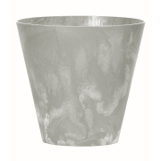 Květináč TUBUS BETON EFFECT 30 cm - barva: šedá