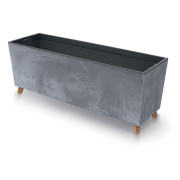 Truhlík URBI CASE BETON EFFECT N 77 cm - barva: marengo