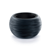 Květináč FURU BOWL s vkladem 37,8 cm - barva: antracit