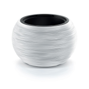 Květináč FURU BOWL s vkladem 43,5 cm - barva: bílá