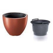 Květináč HEOS s vkladem 29,8 cm - barva: měděná