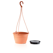 Květináč TERRA závěsný s hákem a vkladem 29 cm - barva: terakota 2