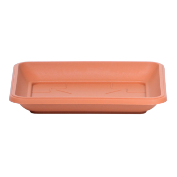 Miska TERRA hranatá 17 cm - barva: terakota