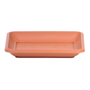Miska TERRA hranatá 27 cm - barva: terakota