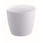 Květináč ORIENT 21,8 cm - barva: bílá